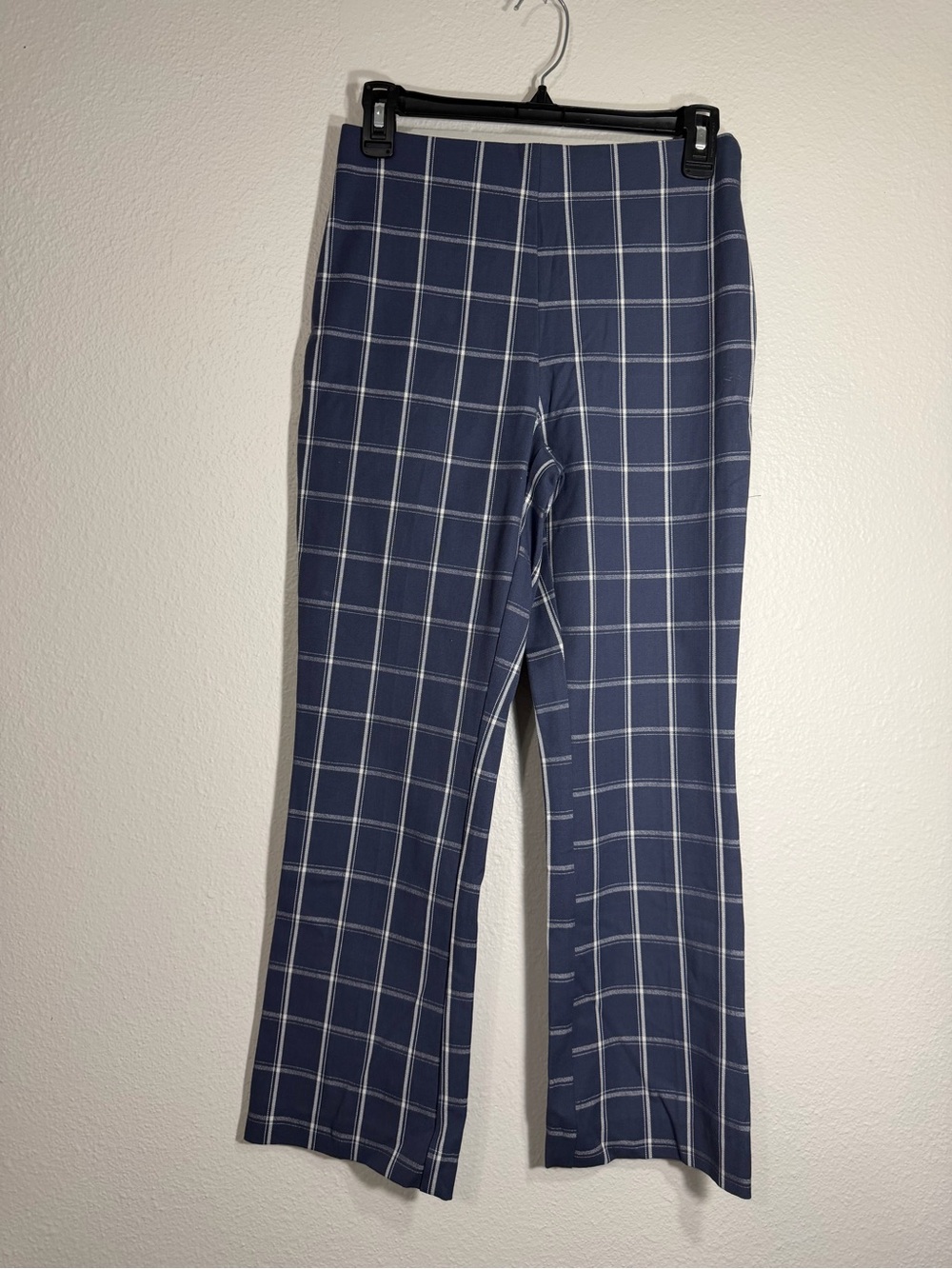 A new day Navy Windowpane Stretch Dress Pants Size 2